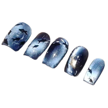 Ocean-Inspired Press-On Nail Art Kit