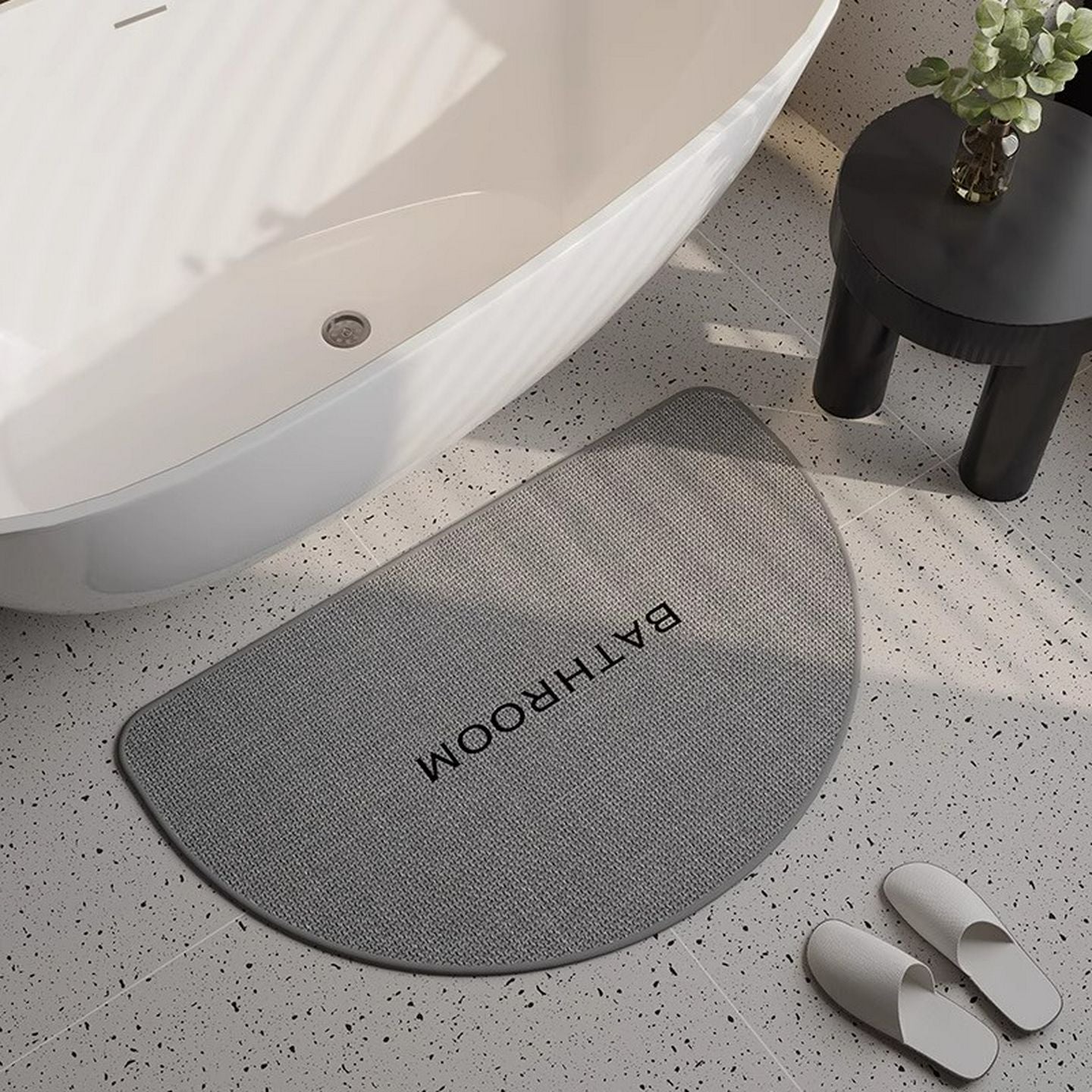 Non-Slip Bathroom Mat – Absorbent Floor Rug