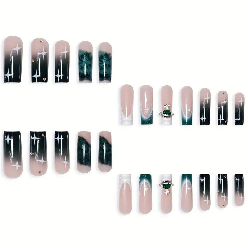 Creative Press-On Nail Art Extensions