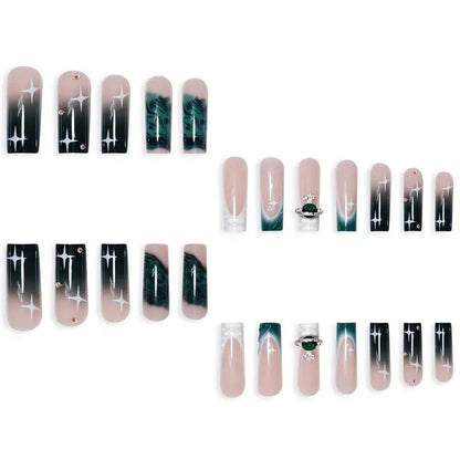 Creative Press-On Nail Art Extensions
