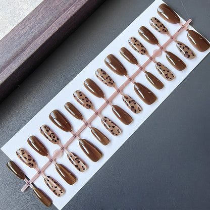 Modern Leo Design Acrylic Nail Set