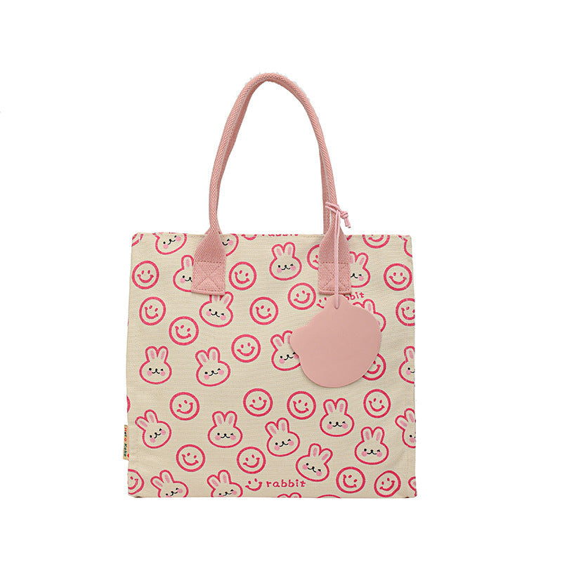 Charming Tote Bag with Graphic Design