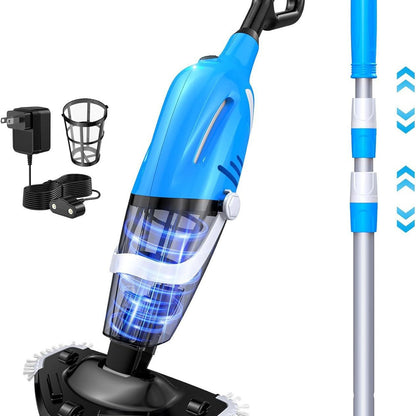 Robotic Pool Cleaner with Cyclonic Suction and Large Debris Capacity