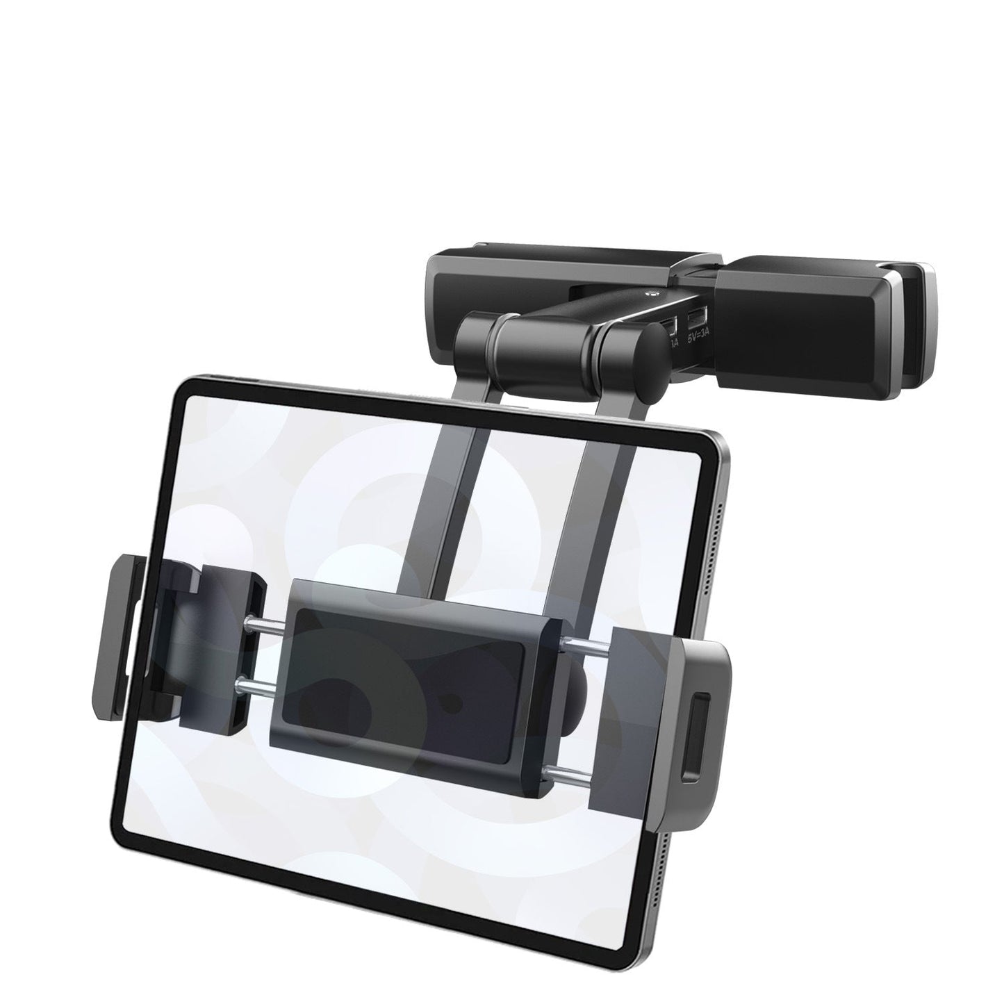 Tablet and Phone Holder Mount for Car Headrest – Adjustable Design