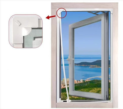 Adjustable Insect Barrier for Windows