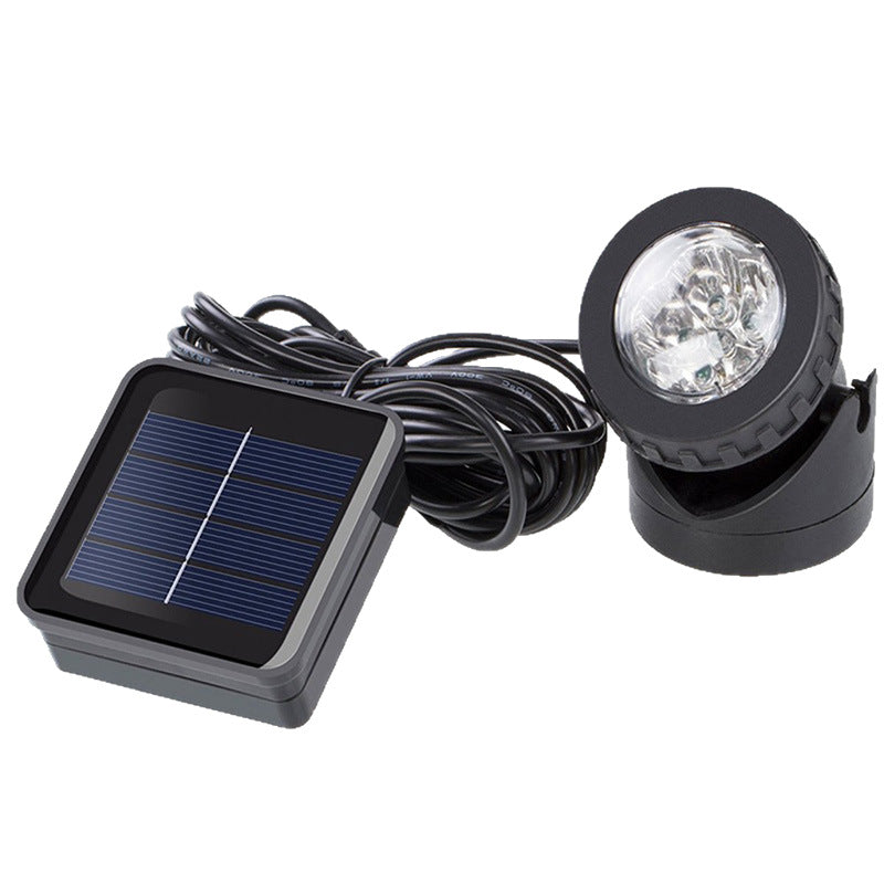 Landscape Spotlight with Adjustable Solar LED and External Photovoltaic Panel