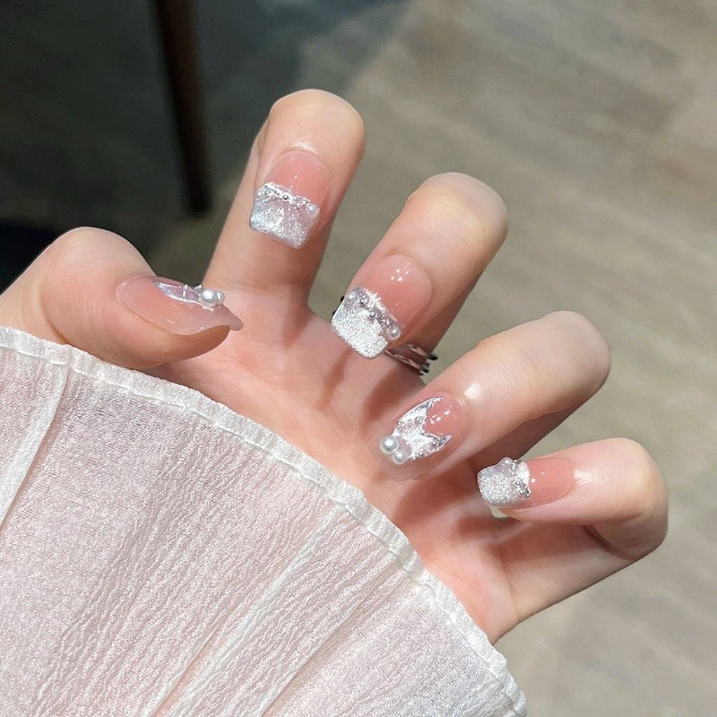 Set of 3D Decorative Press-On Nail Art