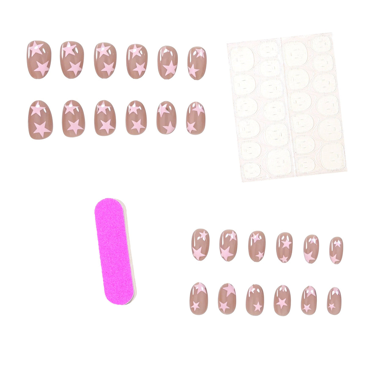 Star Pattern Nail Art Design for Creative Nails