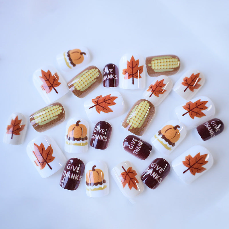 Autumn-Themed Nail Art Kit
