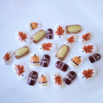 Autumn-Themed Nail Art Kit