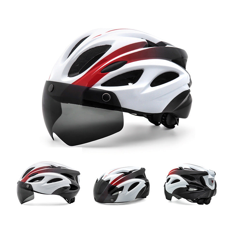 Cycling Helmet with Built-in Visor – Aerodynamic Design