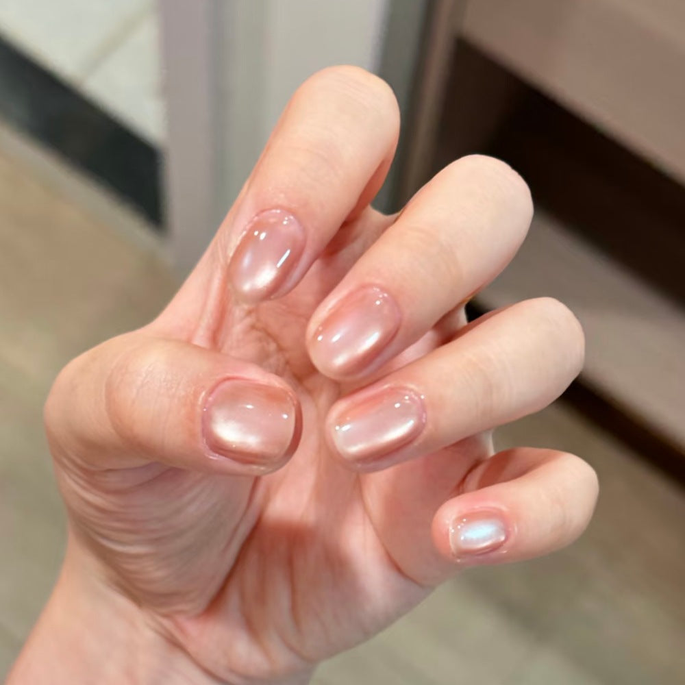 Square Press-On Nail Set in Acrylic Finish