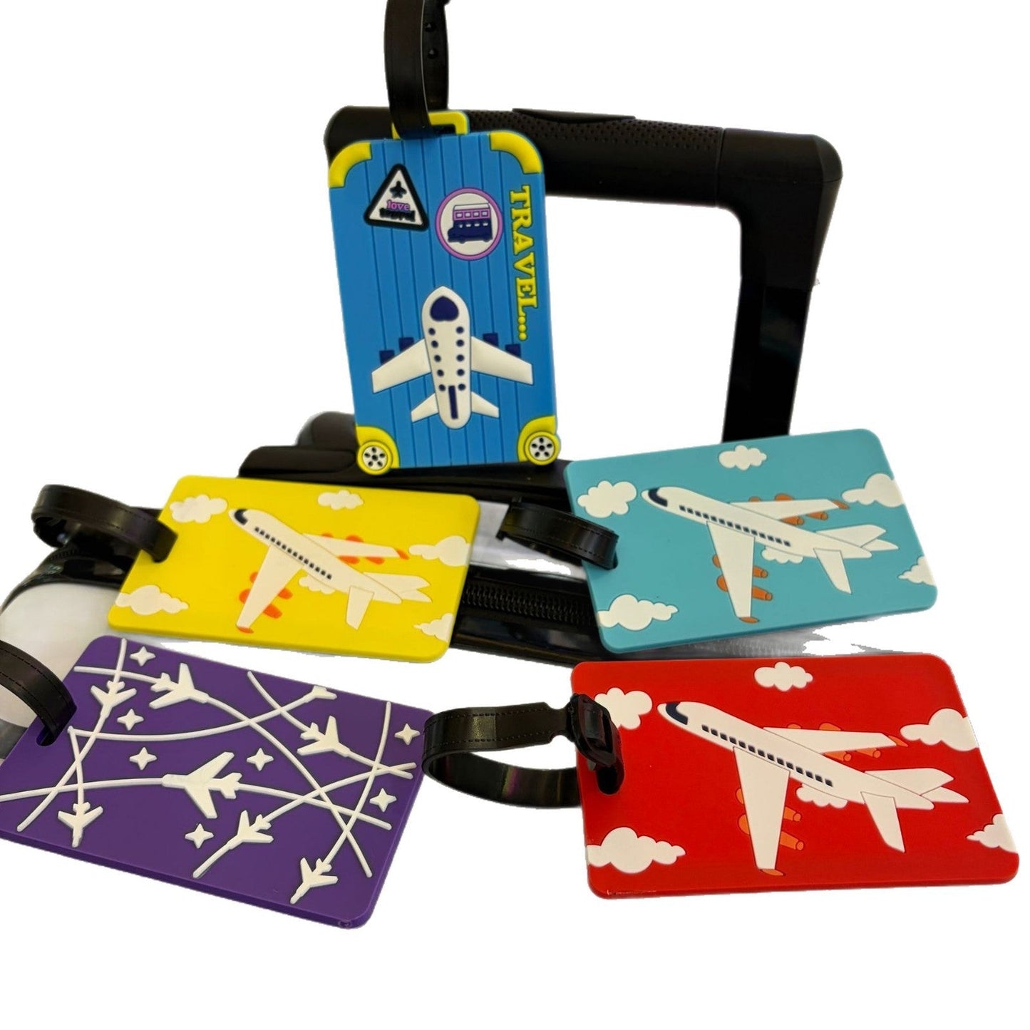 Airplane Design Travel Bag Tag