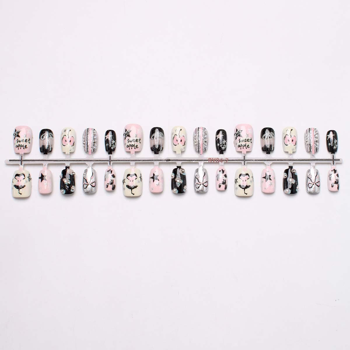 Set of Creative Press-On Nail Tips