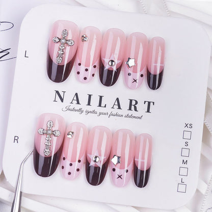 Cute Character Design Press-On Nail Set