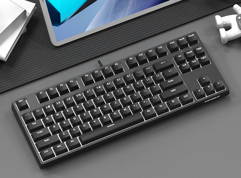 Custom Mechanical Keyboard with 87 Keys