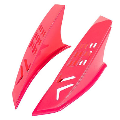 Side Panels for Aerodynamic Motorcycle Helmet