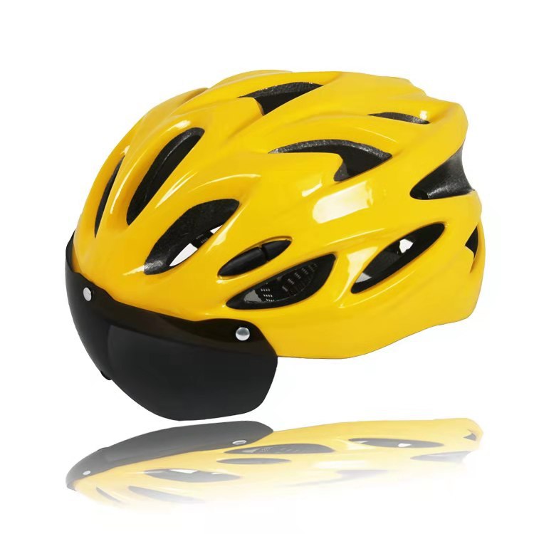Ventilated Bicycle Helmet with Adjustable Fit
