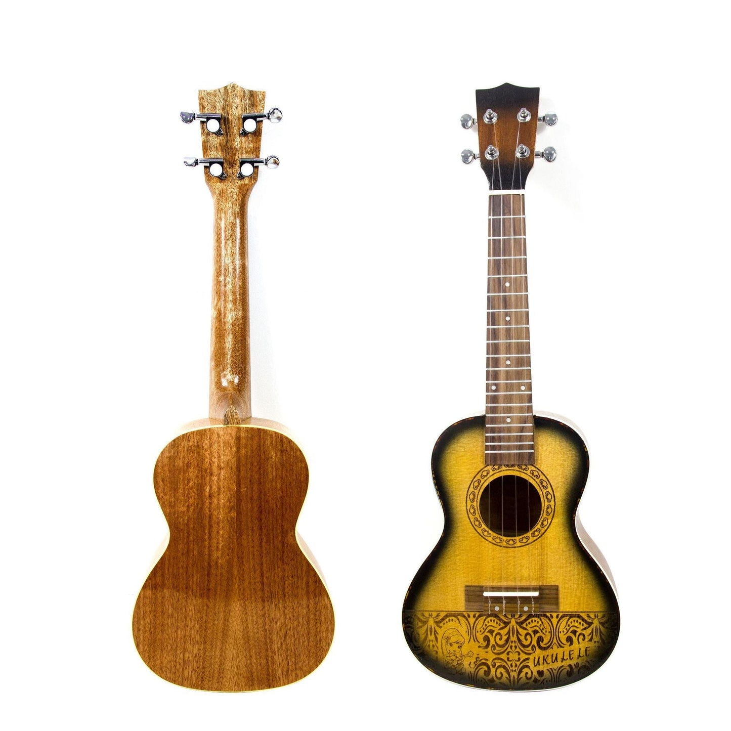 Handcrafted 23-Inch Acoustic Ukulele