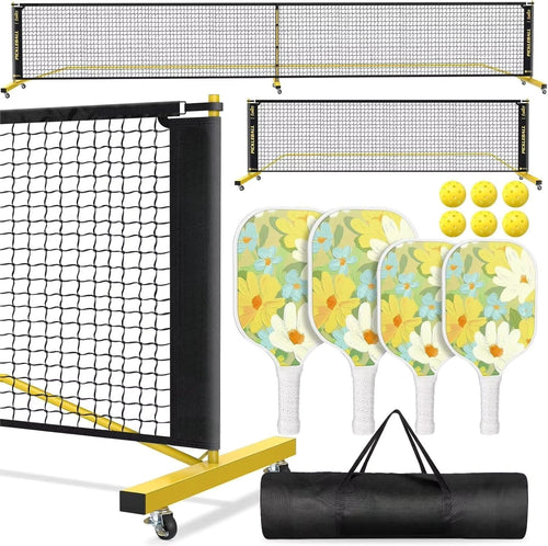 Adjustable Pickleball Net Setup