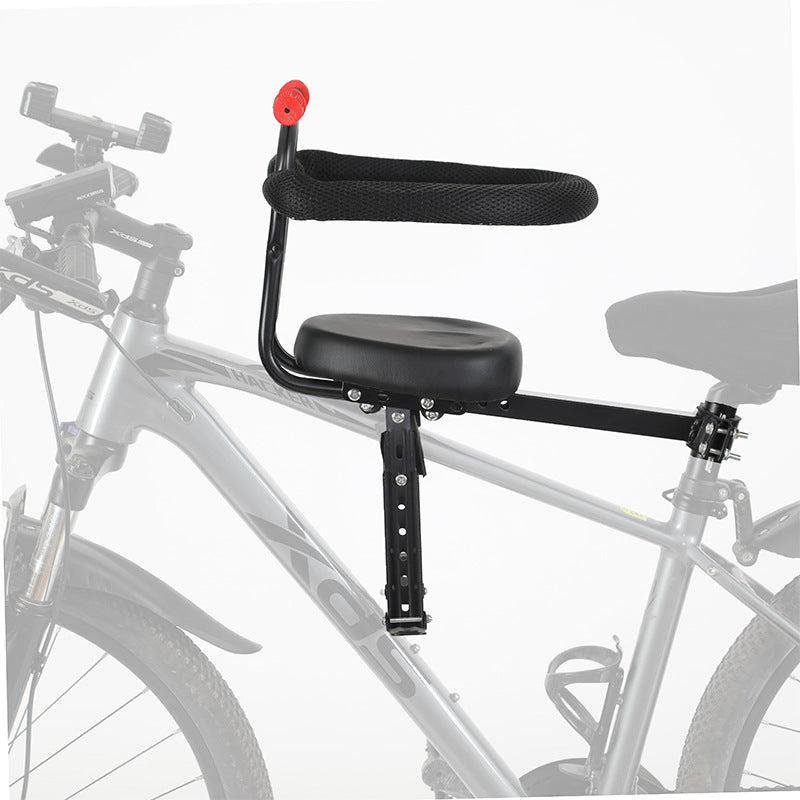 Child Bicycle Passenger Seat with Safety Armrest - Adjustable and Padded