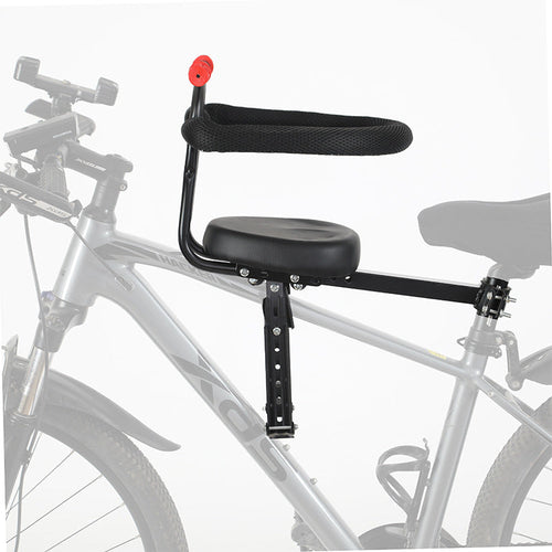Child Bicycle Passenger Seat with Safety Armrest - Adjustable and Padded