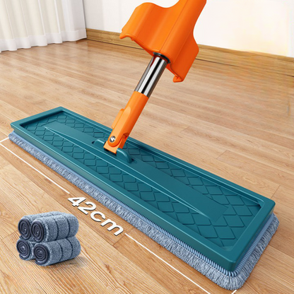 Microfiber Floor Cleaning Cloth Set - Includes 4 Extra Cloths