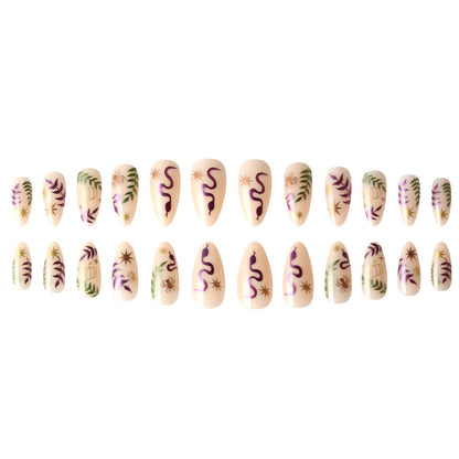 Halloween-Themed Press-On Nail Art Set