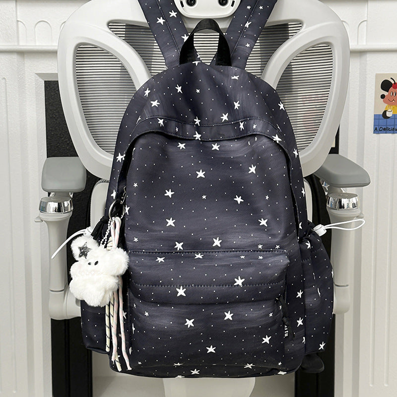 Charming School Backpack with Star Design