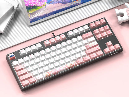Custom Mechanical Keyboard with 87 Keys