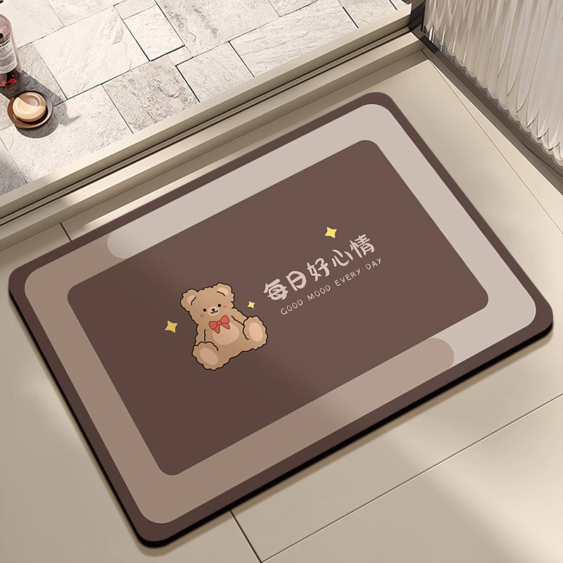 Cute Indoor Rug with Bear Design