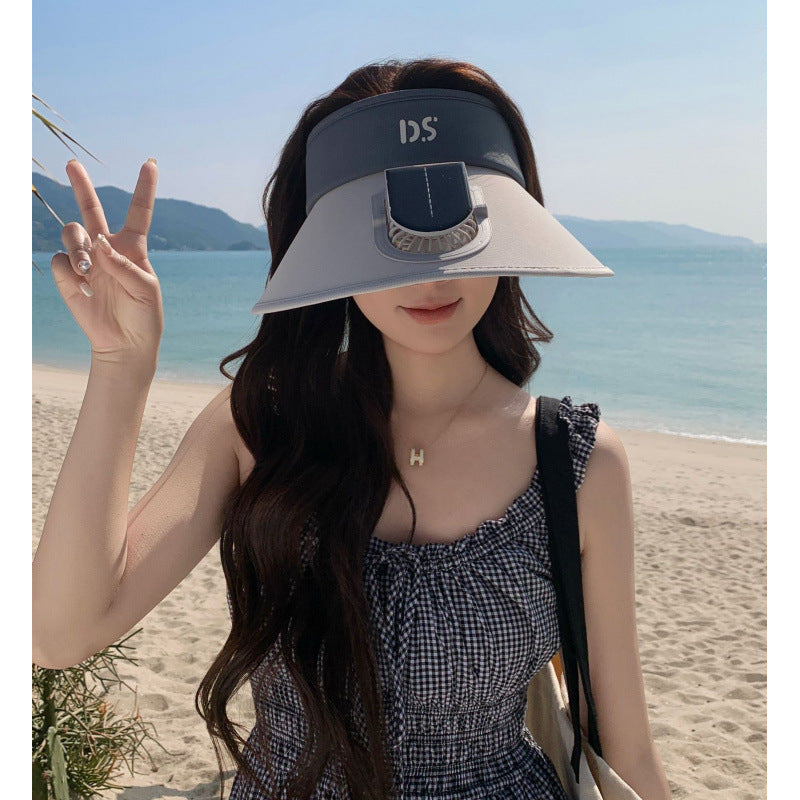 Breathable Headband Adjustable Sun Visor with Wide Brim