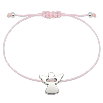 Adjustable Bracelet with Angel Charm