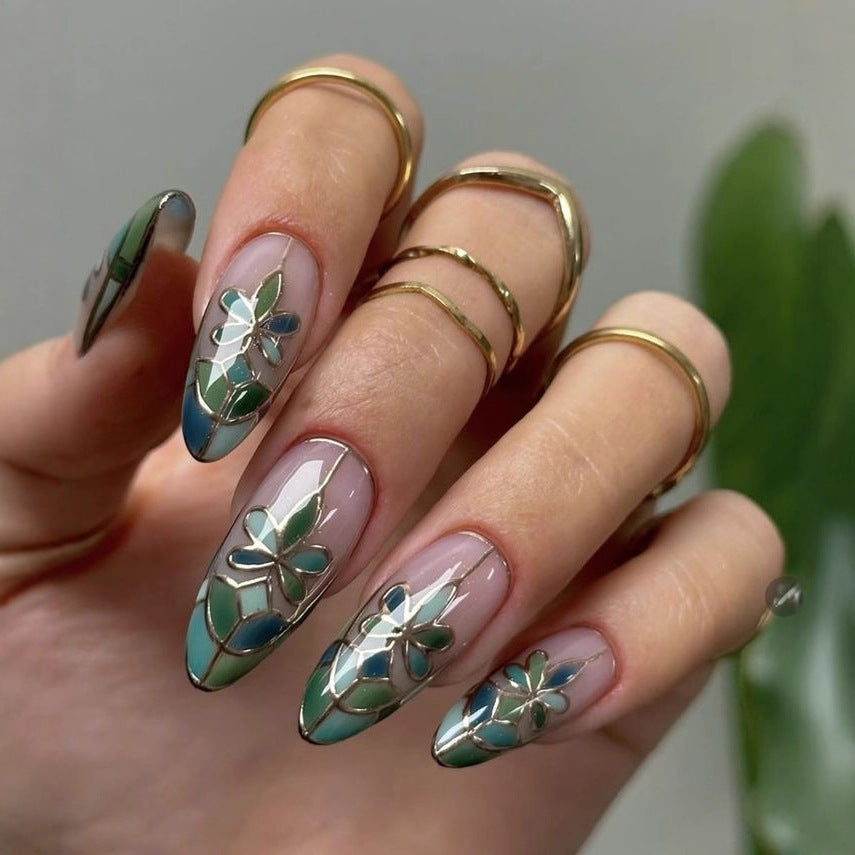 Peacock Feather Nail Art Design – Stunning Creative Manicure
