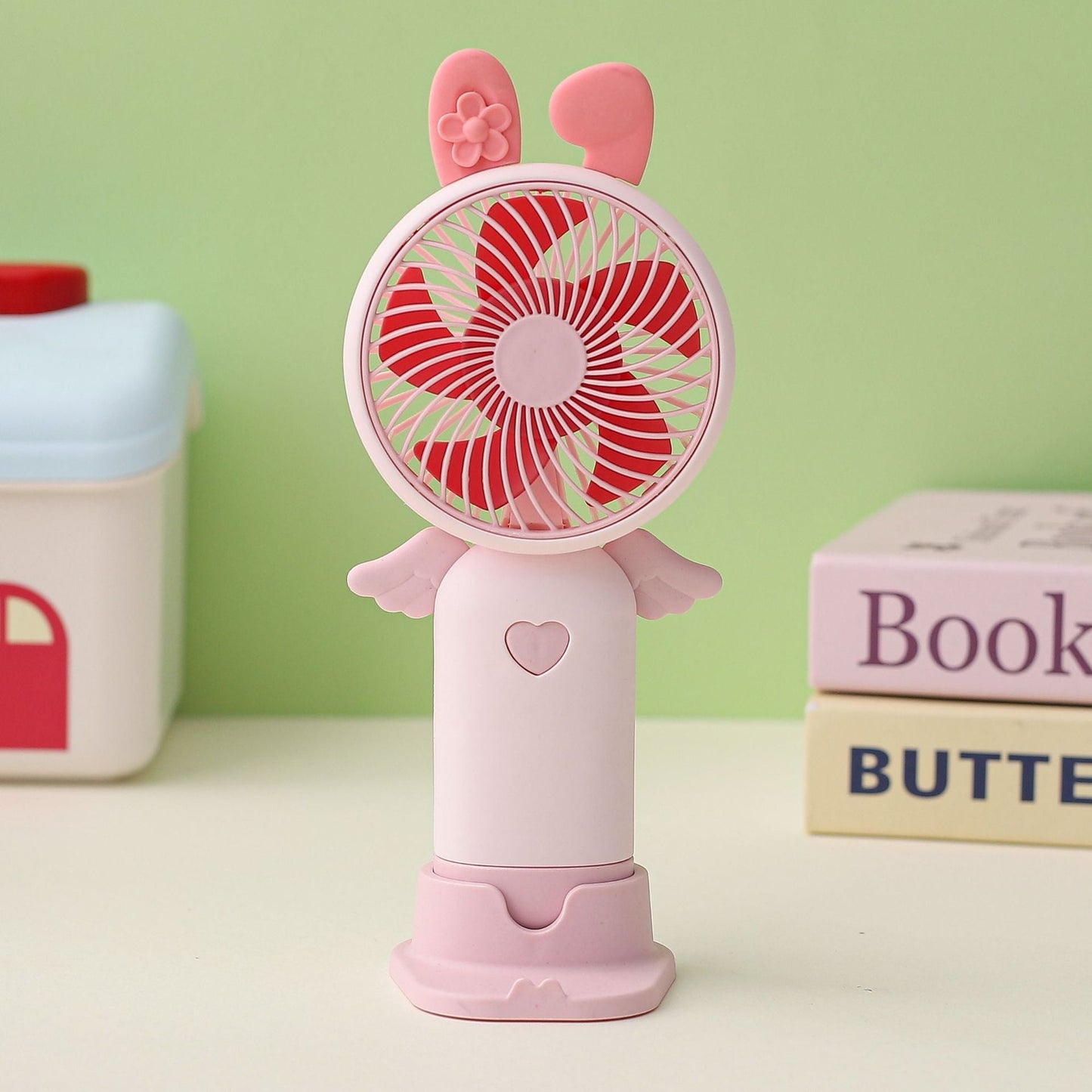 Portable Fan with Charming Character Design