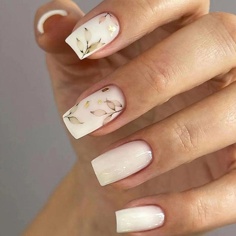 Pressed Floral Nail Art Designs