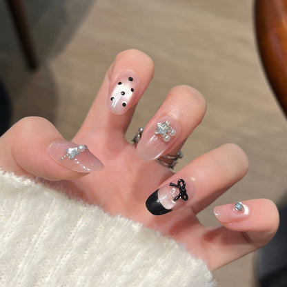 Set of 3D Decorative Press-On Nail Art
