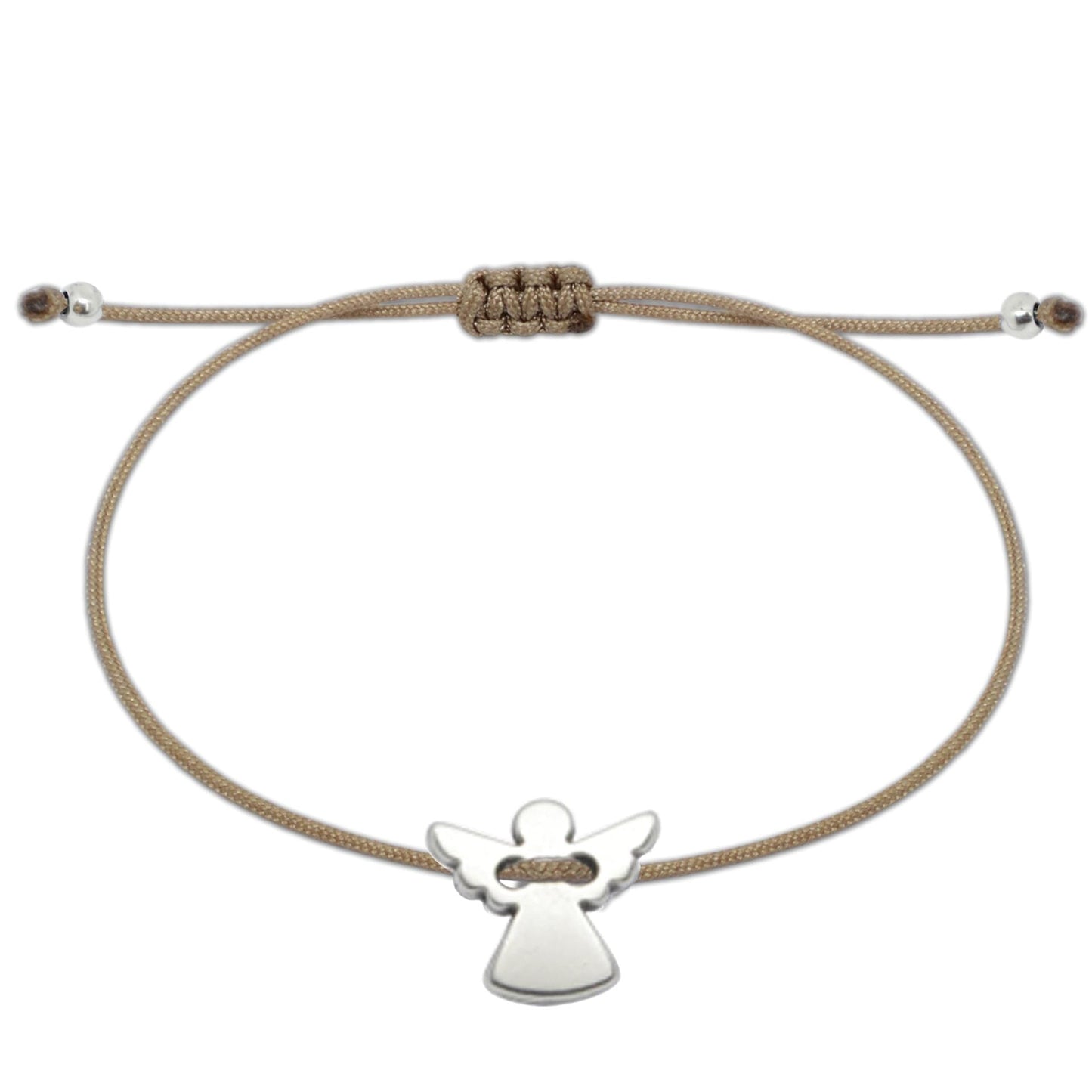 Adjustable Bracelet with Angel Charm