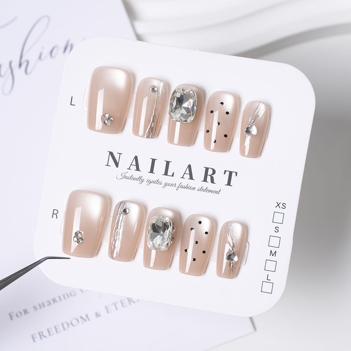 Cute Character Design Press-On Nail Set