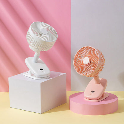 Compact Clip-On Fan with Adjustable Speed