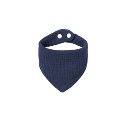 Adjustable Bandana Bib in Muslin Fabric