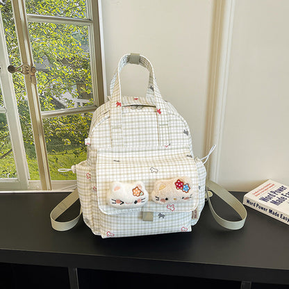Cute Soft Toy Backpack with Animal Design