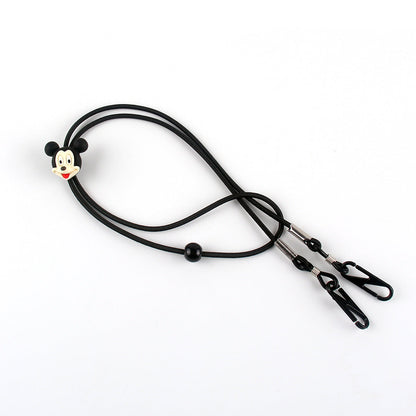 Cartoon Face Eyewear Strap with Adjustable Design