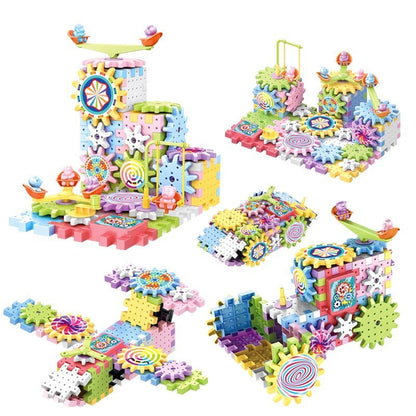 Rotating Montessori Building Block Toy