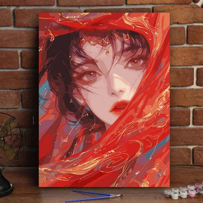 Canvas Print of Abstract Portrait Artwork