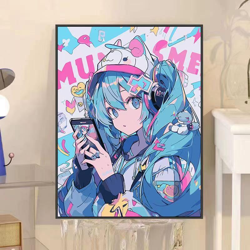Decorative Wall Art Inspired by Anime - Taalita Design