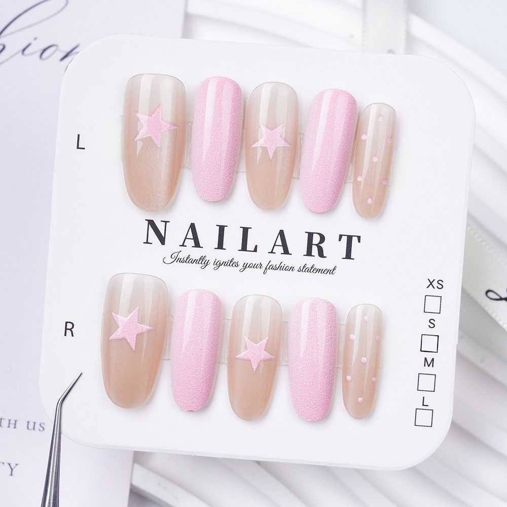 Cute Character Design Press-On Nail Set