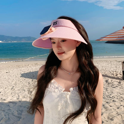 Sun Visor with UV Protection and Built-in Mini Fan - Adjustable