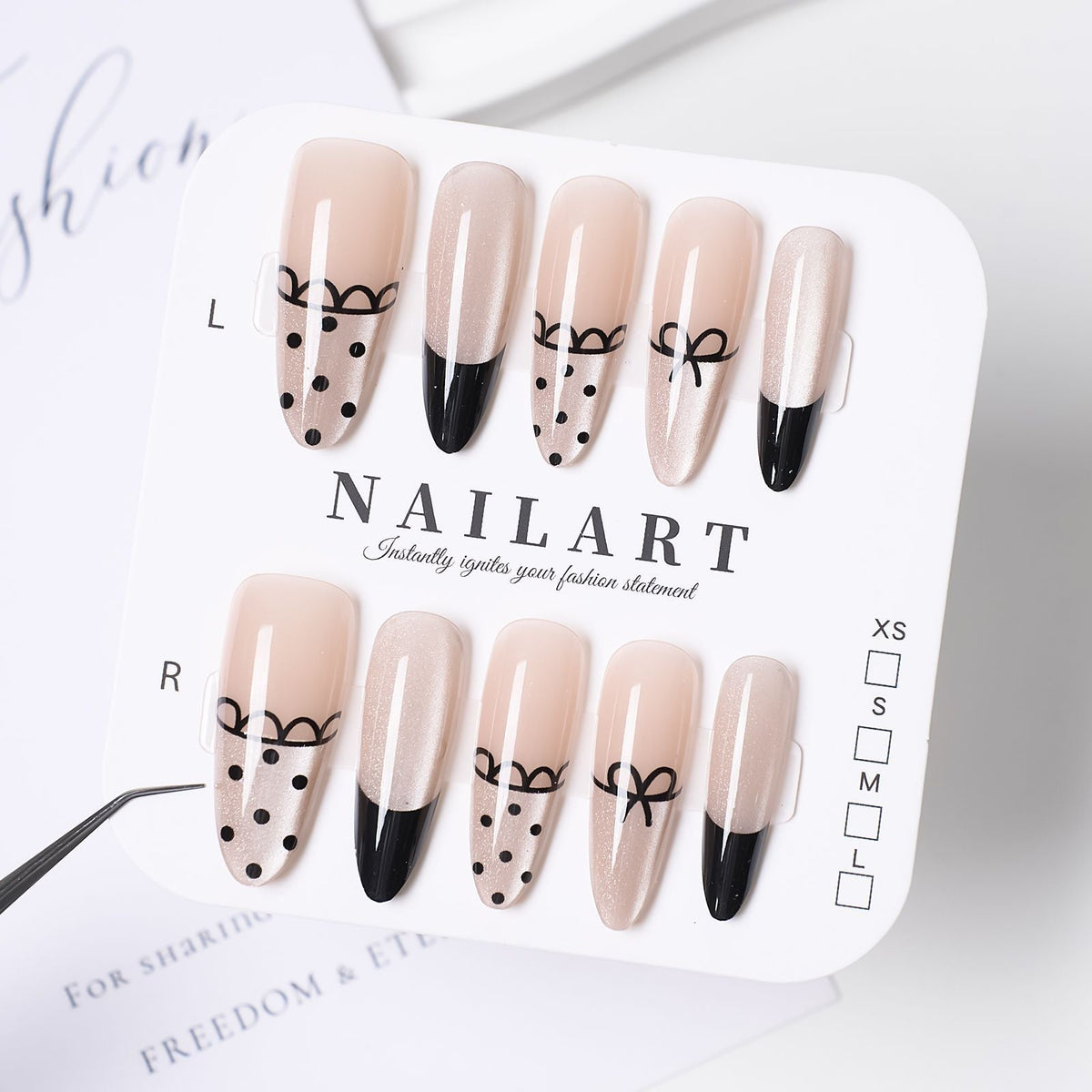 Cute Character Design Press-On Nail Set
