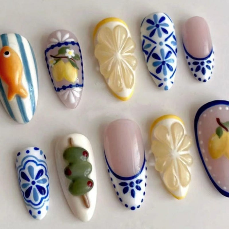 Sea-Inspired Press-On Nail Collection